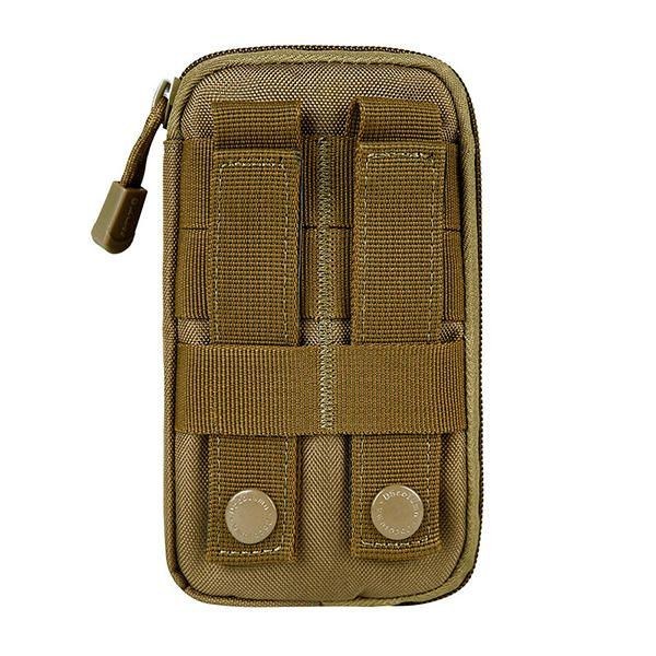 Herre Nylon Tactical Arm Bag Molle Edc Pouch Mobiltelefon Pung Bælte Taljetaske