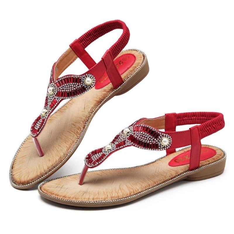 Bohemian Women Beach Flip Flops Casual Sandaler