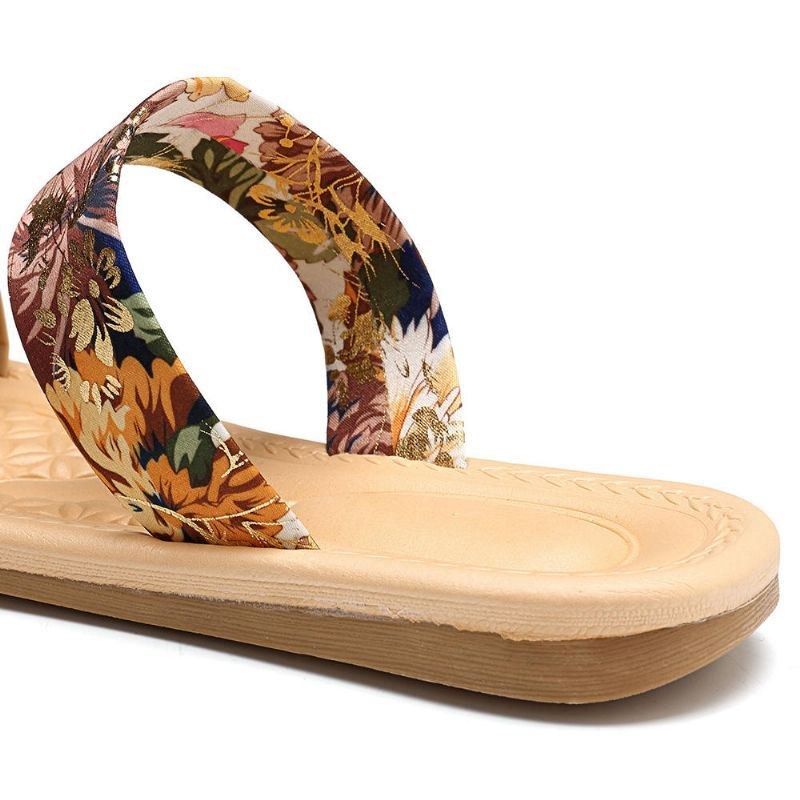 Bohemian Women Sommer Flade Flip Flops Sandaler