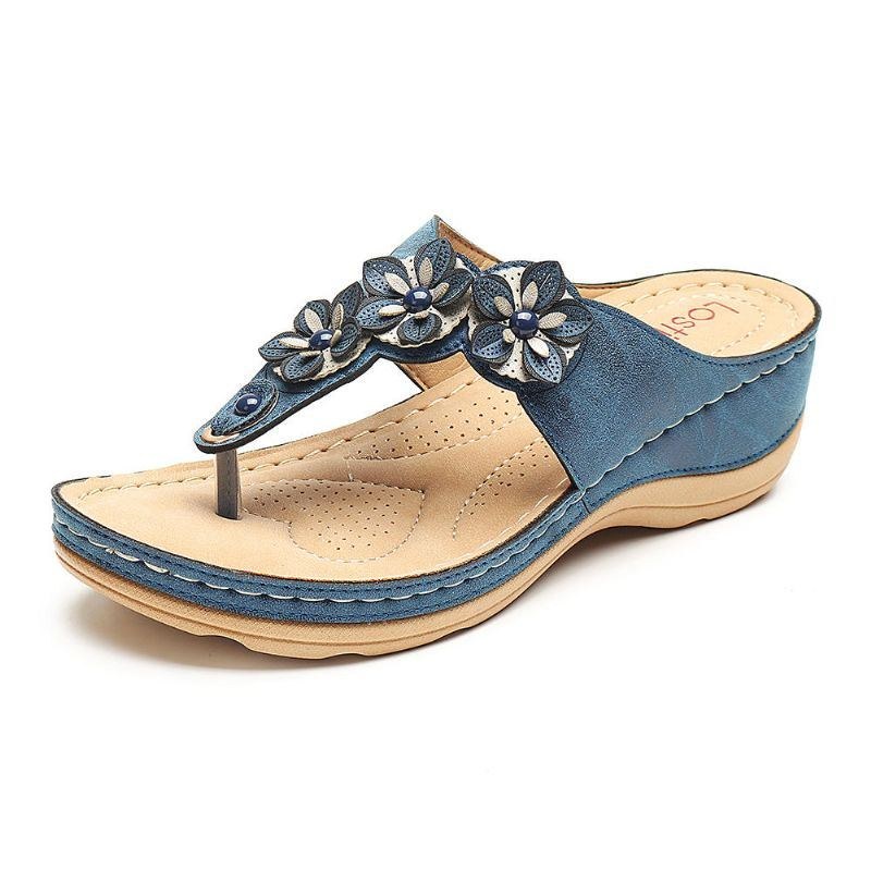 Dame Beach Flip Flops Bløde Casual Wedge Sandaler