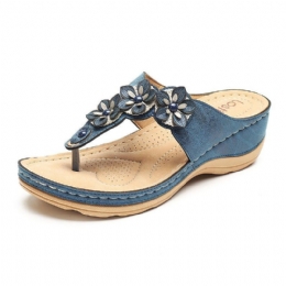 Dame Beach Flip Flops Bløde Casual Wedge Sandaler