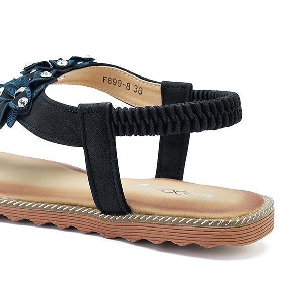 Dame Bohemian Casual Beach Bløde Flade Sandaler