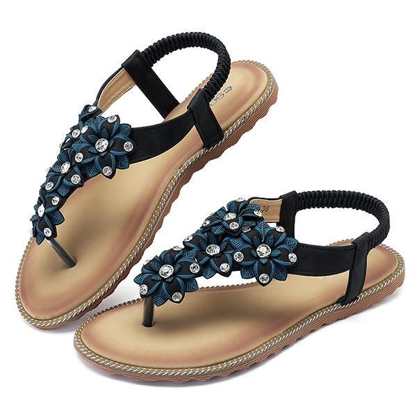 Dame Bohemian Casual Beach Bløde Flade Sandaler