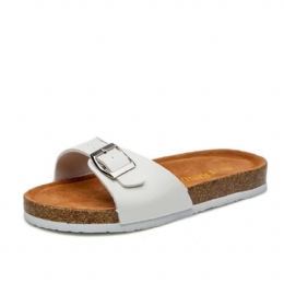 Dame Casual Beach Open Toe Platform Hjemmesko Korksandaler