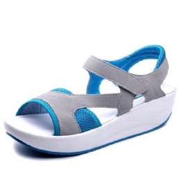 Dame Casual Wedge Sandaler Åndbar Rocker Sole Sko