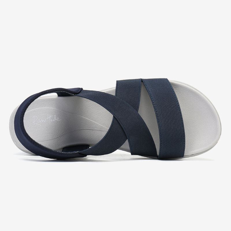 Dame Comfy Cross Elastic Strap Bløde Sportssandaler