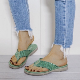 Dame Flæsede Flip Flops Casual Sandaler