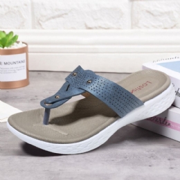 Dame Flip Flop Nitte Sommer Strand Casual Flade Sandaler