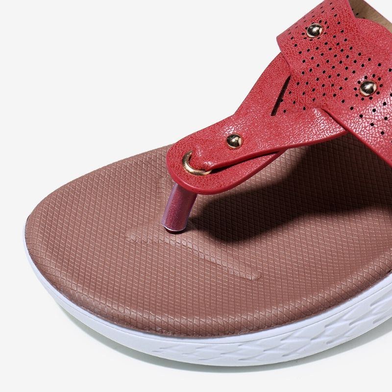 Dame Flip Flop Nitte Sommer Strand Casual Flade Sandaler