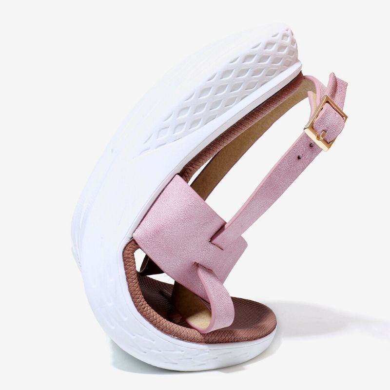 Dame Flip Flop Slingback Spænde Blød Sål Casual Flade Sandaler