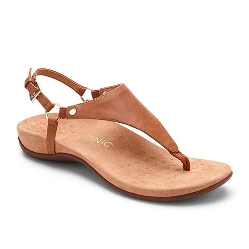 Dame Metalspænde Flip Flops Casual Flat Slingback Sandaler