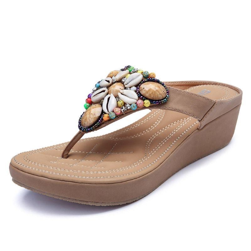 Dame Rhinestones Bohemian Casual Sandaler