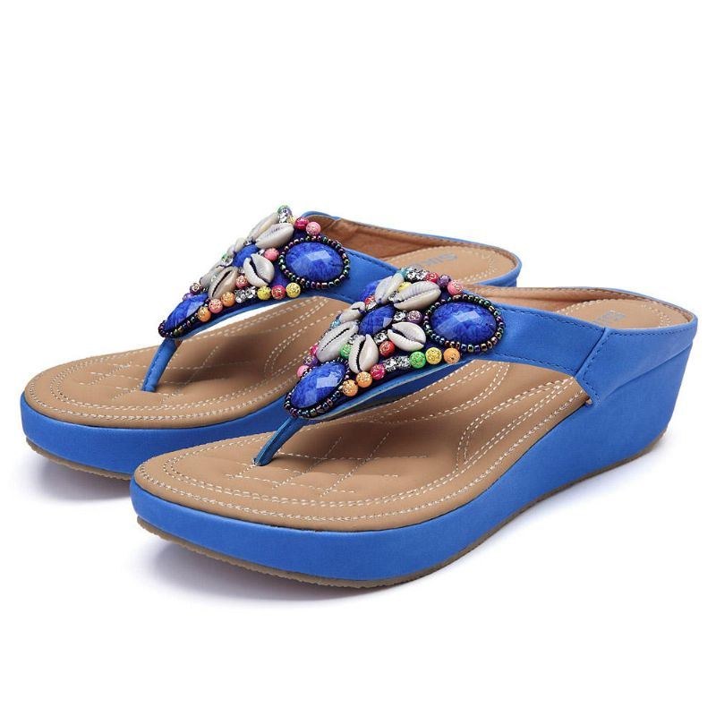 Dame Rhinestones Bohemian Casual Sandaler