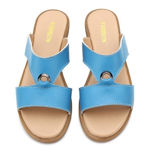 Dame Sommer Chic Strandsandaler Åndbare Slip-on Flat Slippers