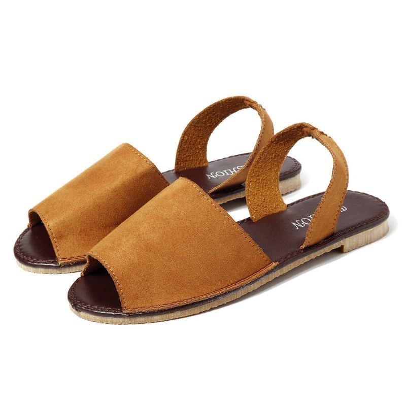 Dame Sommer Fisk Mund Slip On Sandaler Sko