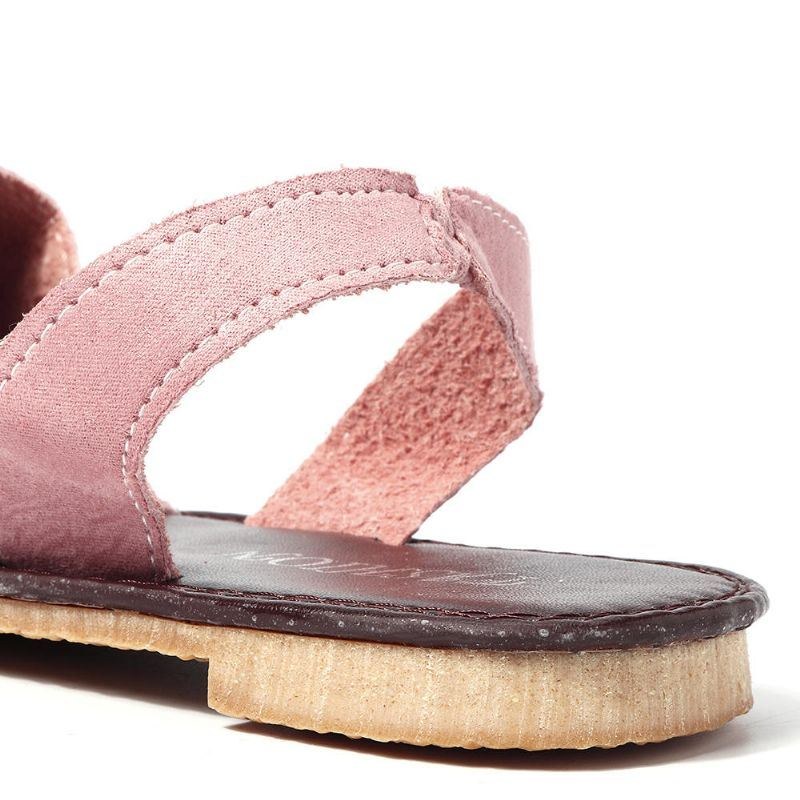 Dame Sommer Fisk Mund Slip On Sandaler Sko