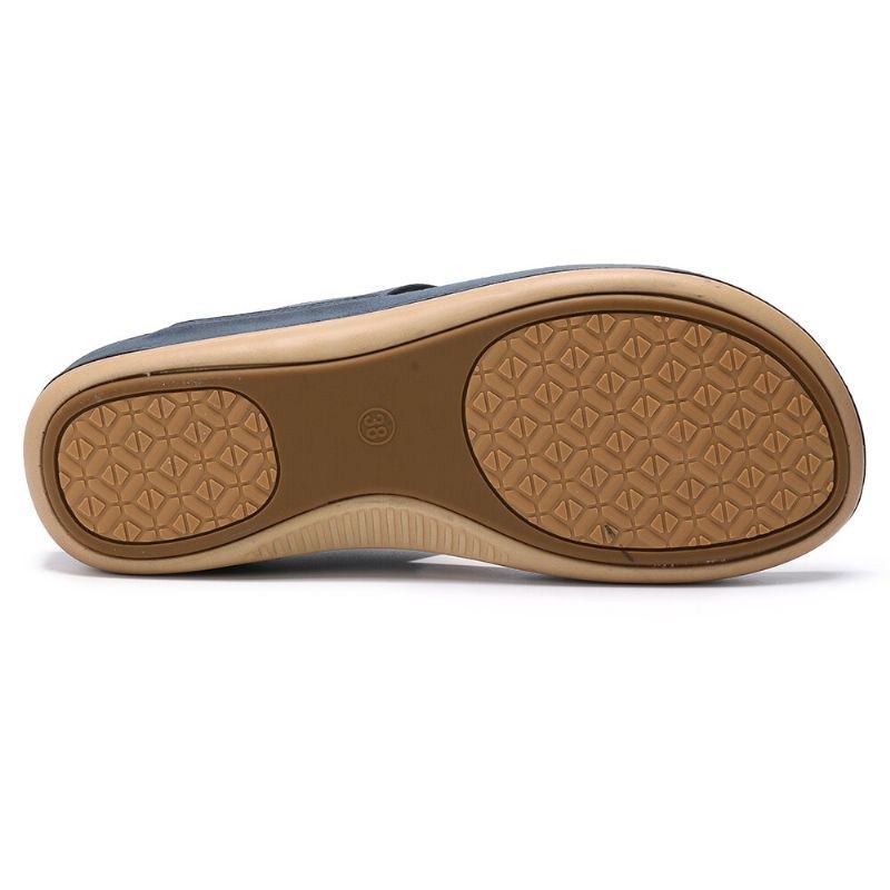 Dame Stor Størrelse Metal Clip Toe Filp Flops Strand Casual Sandaler