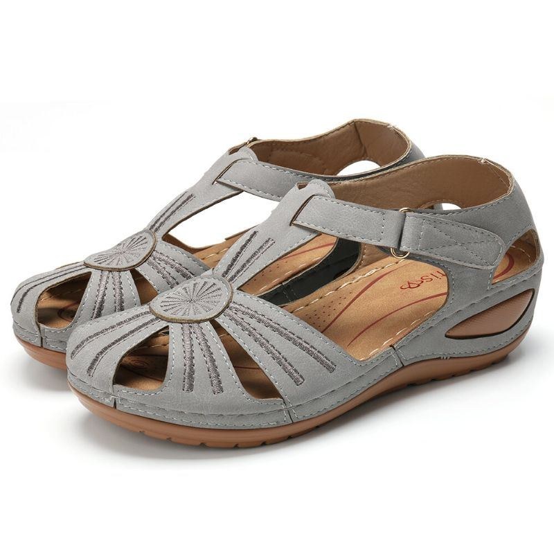 Dame Wedges Sko Splejsning Casual Comfy Sandaler