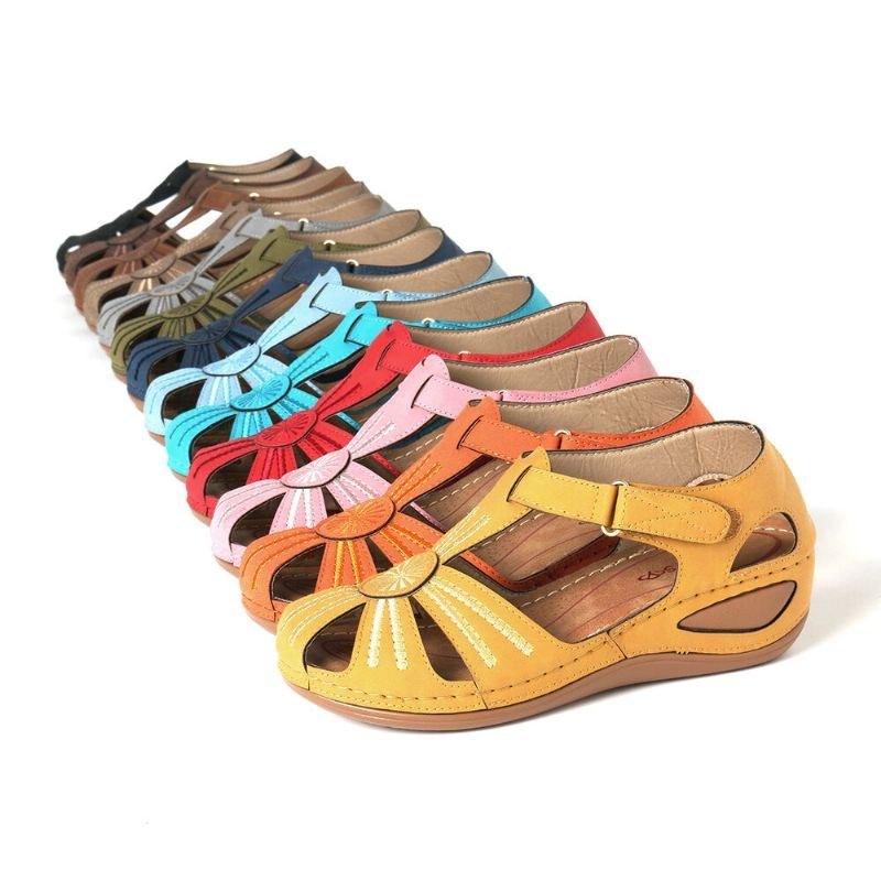 Dame Wedges Sko Splejsning Casual Comfy Sandaler