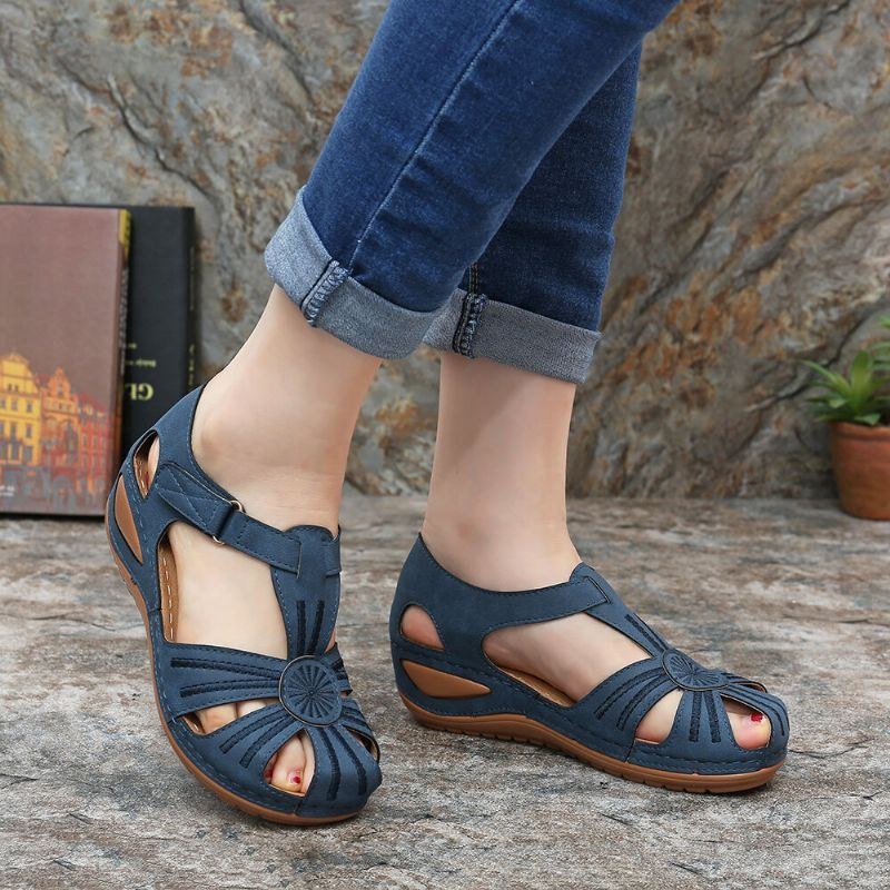 Dame Wedges Sko Splejsning Casual Comfy Sandaler