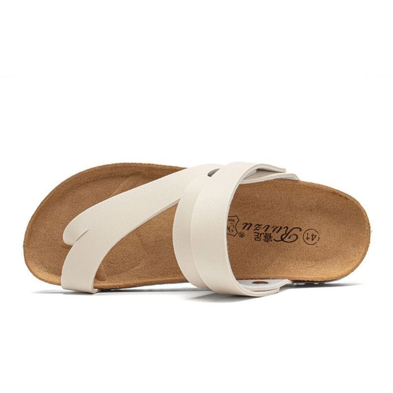 Herre Åndbar To-vejs Slip-on Skridsikker Kork Bund Casual Sandaler