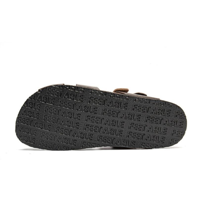 Herre Åndbar To-vejs Slip-on Skridsikker Kork Bund Casual Sandaler