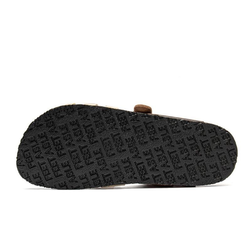 Herre Åndbar To-vejs Slip-on Skridsikker Korkbund Casual Sandaler