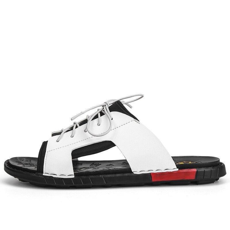 Herre Blonde Slip On Casual Bløde Strandsandaler