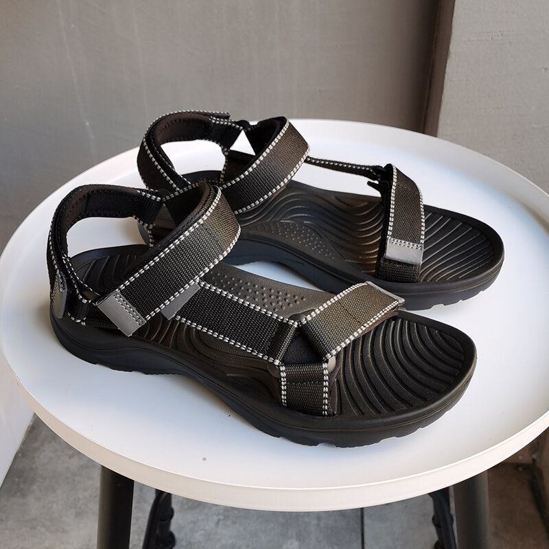 Herre Comfy Colorblock Webbing Sport Krogløkke Strandsandaler