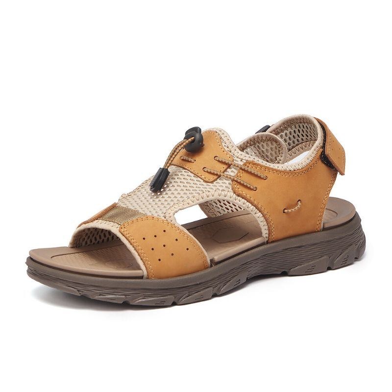 Herre Kohud Mesh Åndbar Skridsikker Casual Outdoor Sandaler