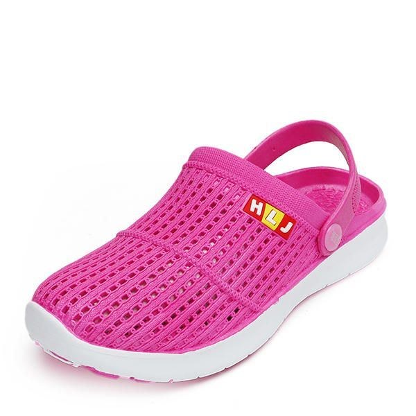 Hollow Out Slip On Casual Beach Flat Slipper Sko