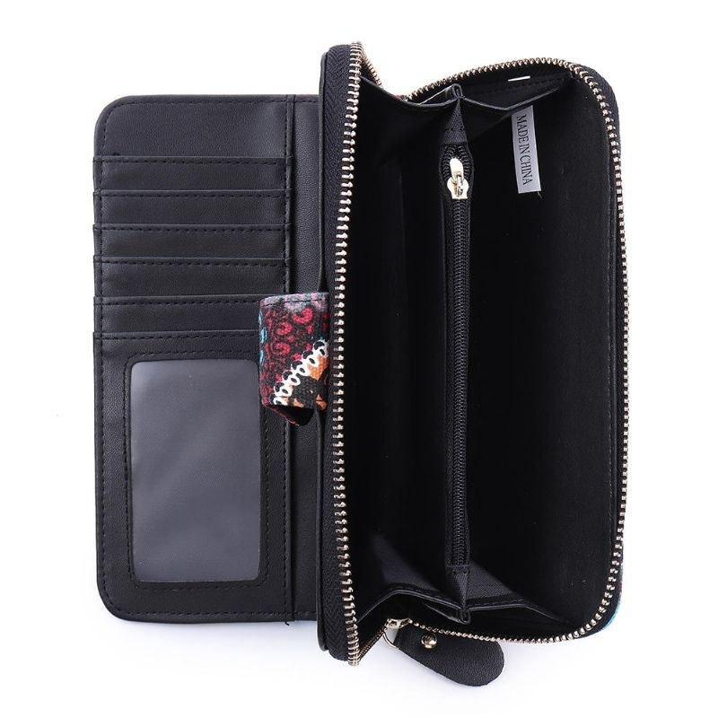 Dame Canvas Bohemian Long Wallet Muti-slot