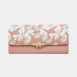 Dame Planter 9 Kortpladser Floral Trifold Pung Pung