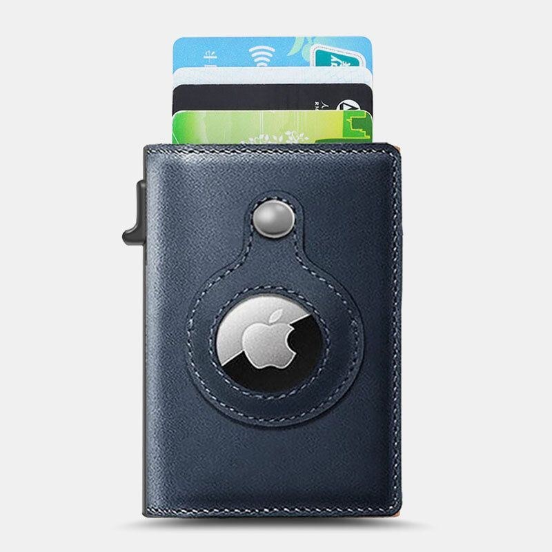 Herre Ægte Læder Multi-card Slot Card Case Pung