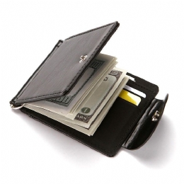 Herre Kunstlæder Creative Money Clip Wallet