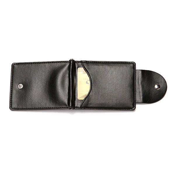 Herre Kunstlæder Creative Money Clip Wallet