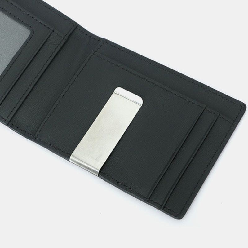 Herre Multifunktion Business Carbon Fiber Us Dollar Clip Card Handel Kort Multi-card Slots Tegnebog