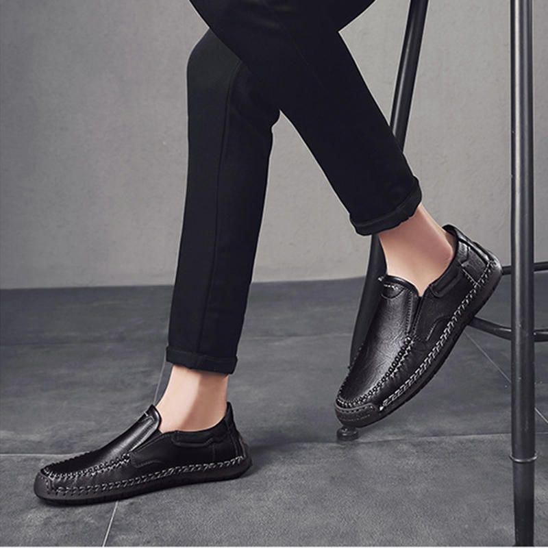 Håndsyning Til Mænd Business Casual Blød Sål Office Oxfords