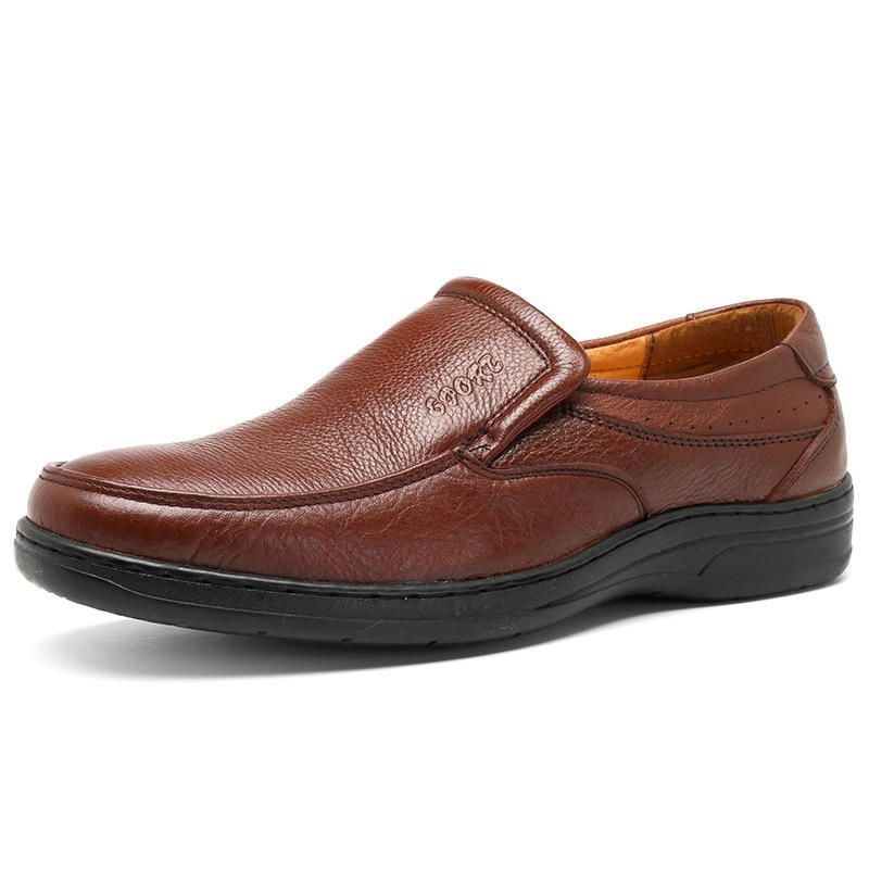 Herre Ægte Læder Komfortabel Slip On Oxfords