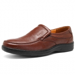 Herre Ægte Læder Komfortabel Slip On Oxfords