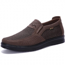 Herre Blød Åndbar Business Casual Slip On Oxfords