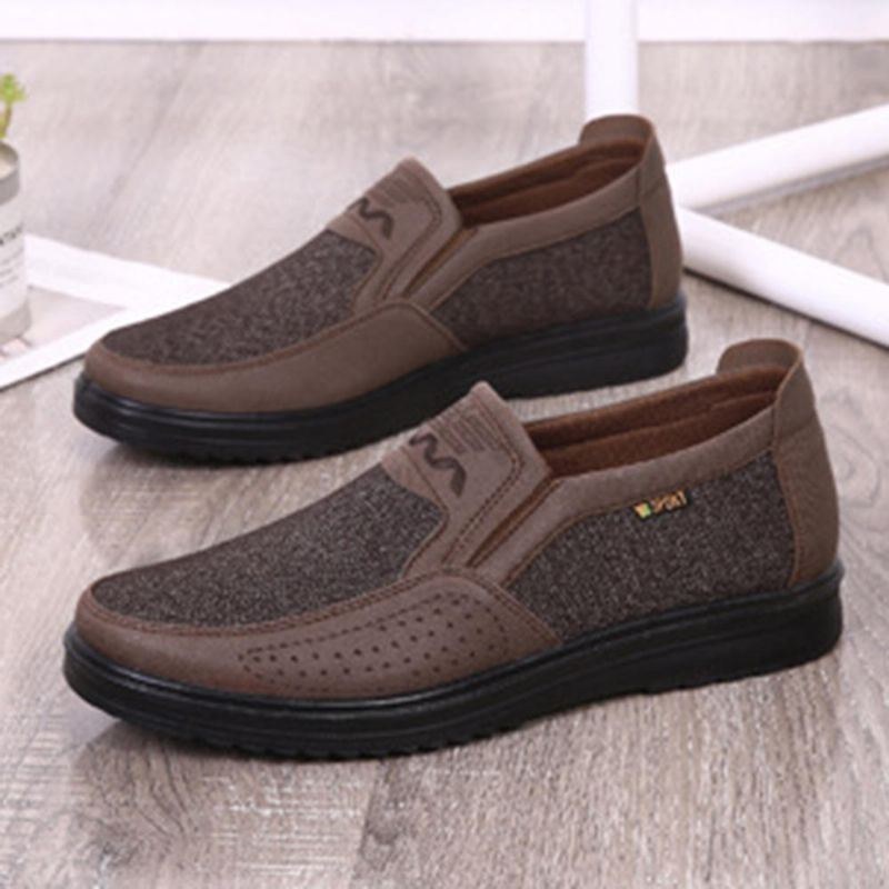 Herre Blød Åndbar Business Casual Slip On Oxfords