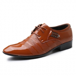 Herre Blødt Læder Business Dress Shoe Casual Oxfords