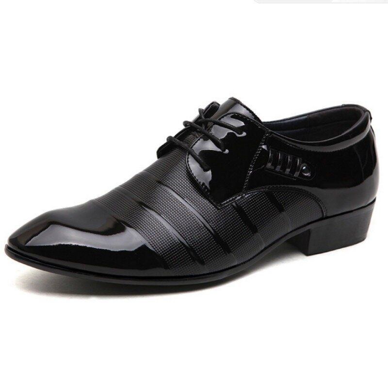 Herre Blødt Læder Business Dress Shoe Casual Oxfords