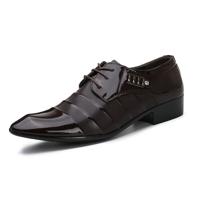 Herre Blødt Læder Business Dress Shoe Casual Oxfords