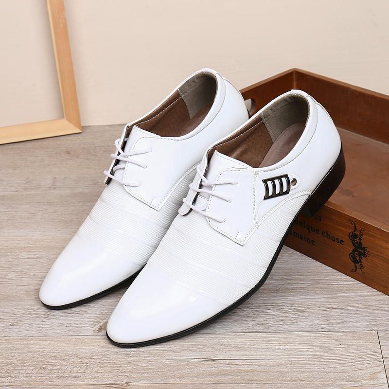 Herre Blødt Læder Business Dress Shoe Casual Oxfords