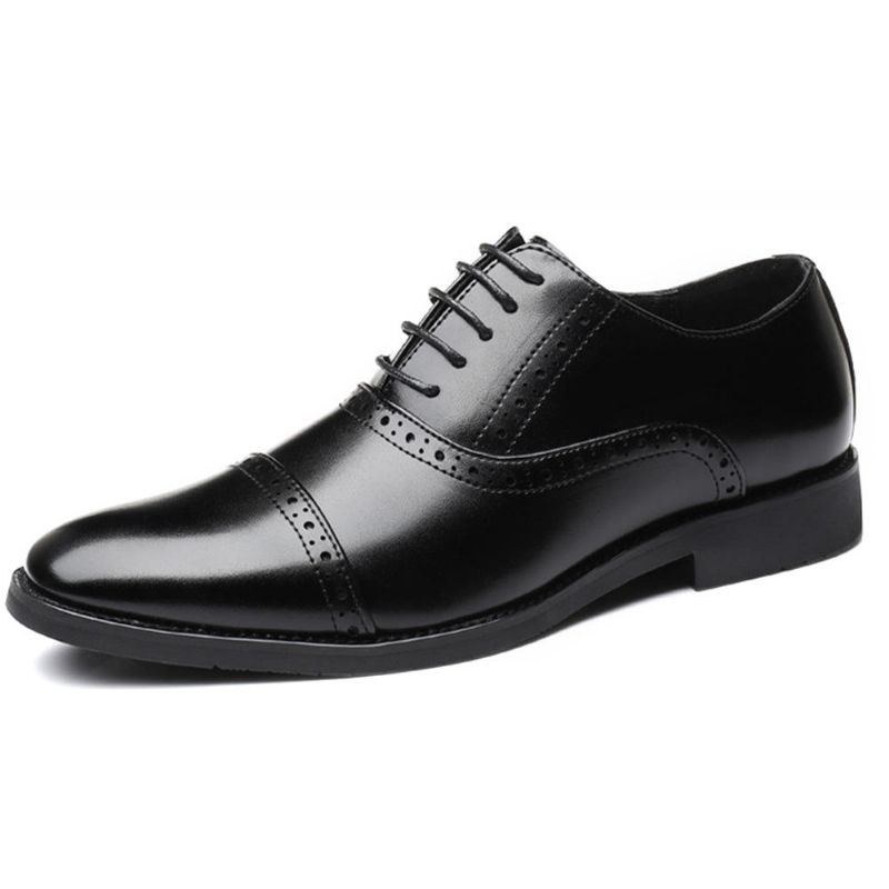 Herre Brogue Udskåret Casual Business Oxfords Dress Sko