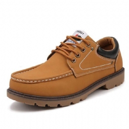 Herre Casual Business Blød Sål Lace Up Læder Oxfords