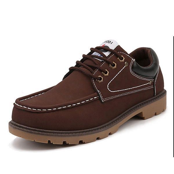 Herre Casual Business Blød Sål Lace Up Læder Oxfords