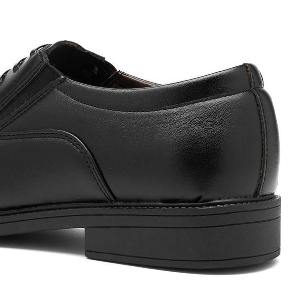 Herre Comfy Casual Business Elastisk Bånd Pu Læder Slip On Formelle Sko